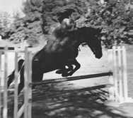 Elizabeth and her first horse, 
